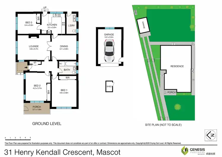 Floorplan of Homely house listing, 31 Henry Kendall Crescent, Mascot NSW 2020