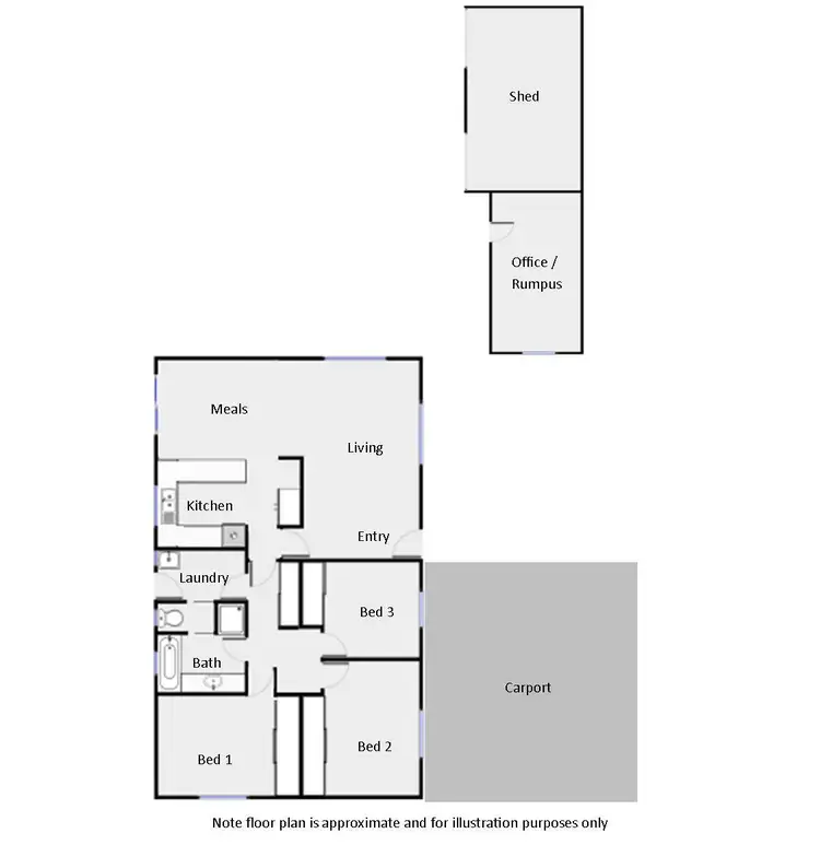 Floorplan of Homely house listing, 34 Riverside Avenue, Mildura VIC 3500