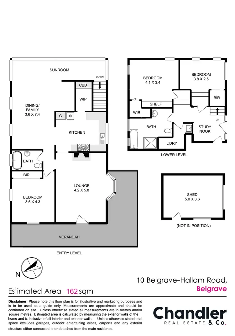 Floorplan of Homely house listing, 10 Belgrave Hallam Road, Belgrave VIC 3160