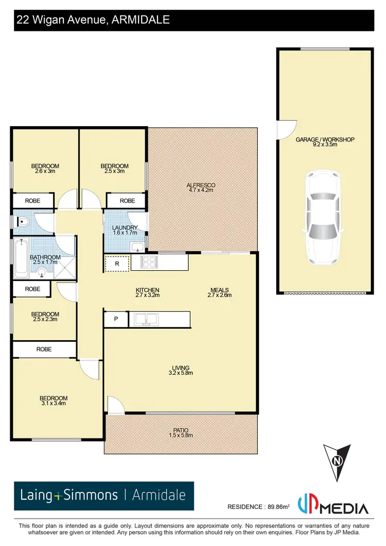 Floorplan of Homely house listing, 22 Wigan Avenue, Armidale NSW 2350