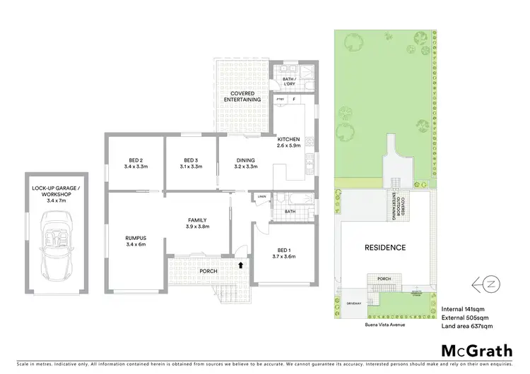Floorplan of Homely house listing, 35 Buena Vista Avenue, Lake Heights NSW 2502
