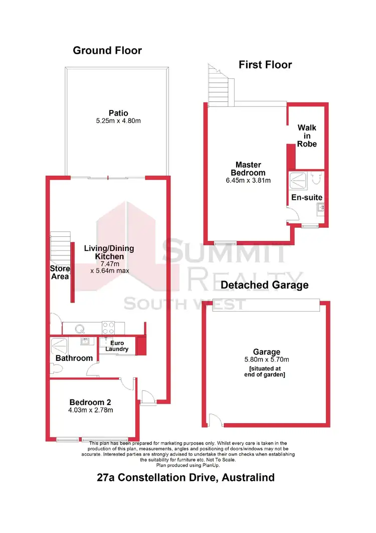 Floorplan of Homely house listing, 27A Constellation Drive, Australind WA 6233
