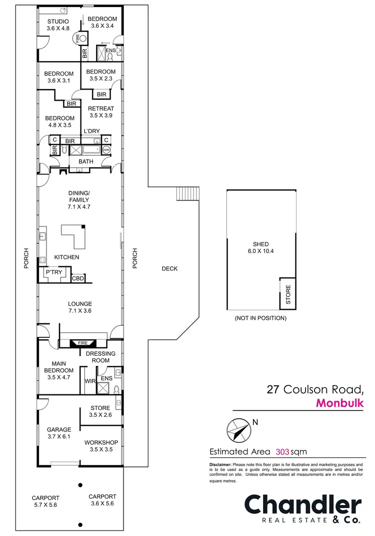 Floorplan of Homely house listing, 27 Coulson Road, Monbulk VIC 3793