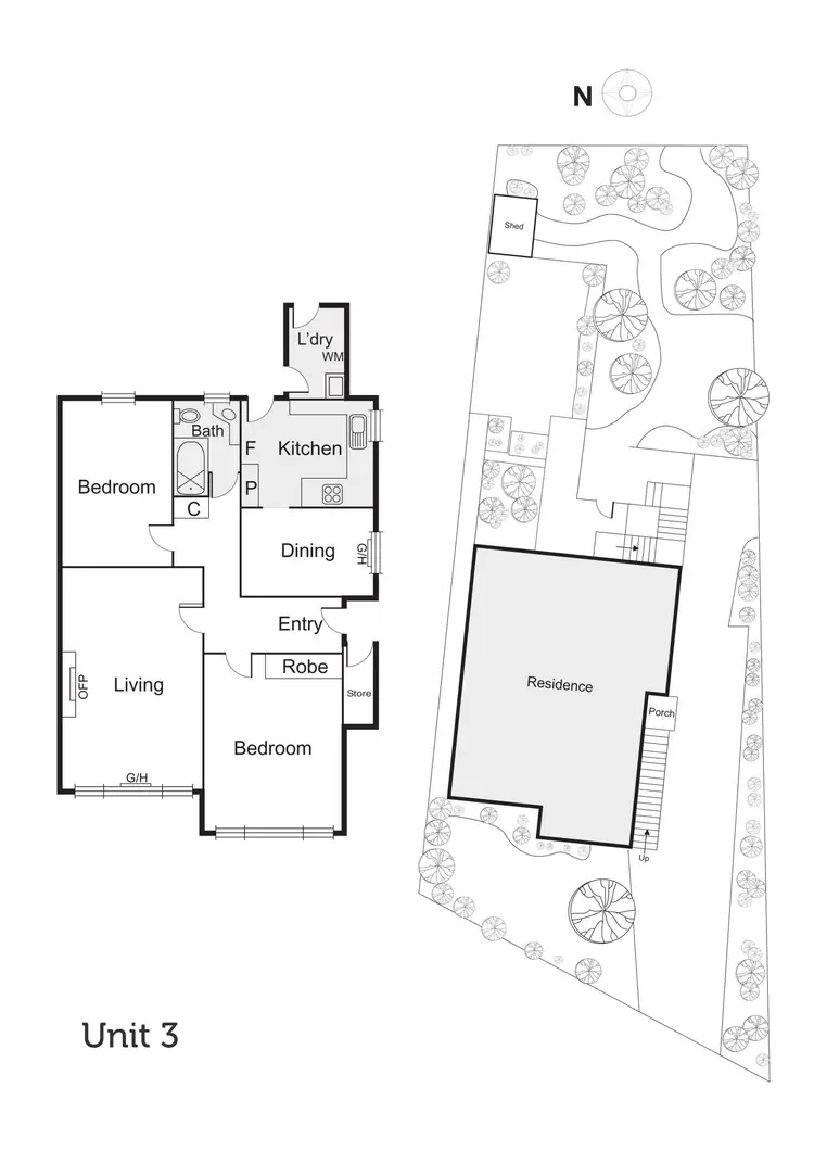 Floorplan of Homely apartment listing, 3&4/ 1A Kingsley Street, Elwood VIC 3184