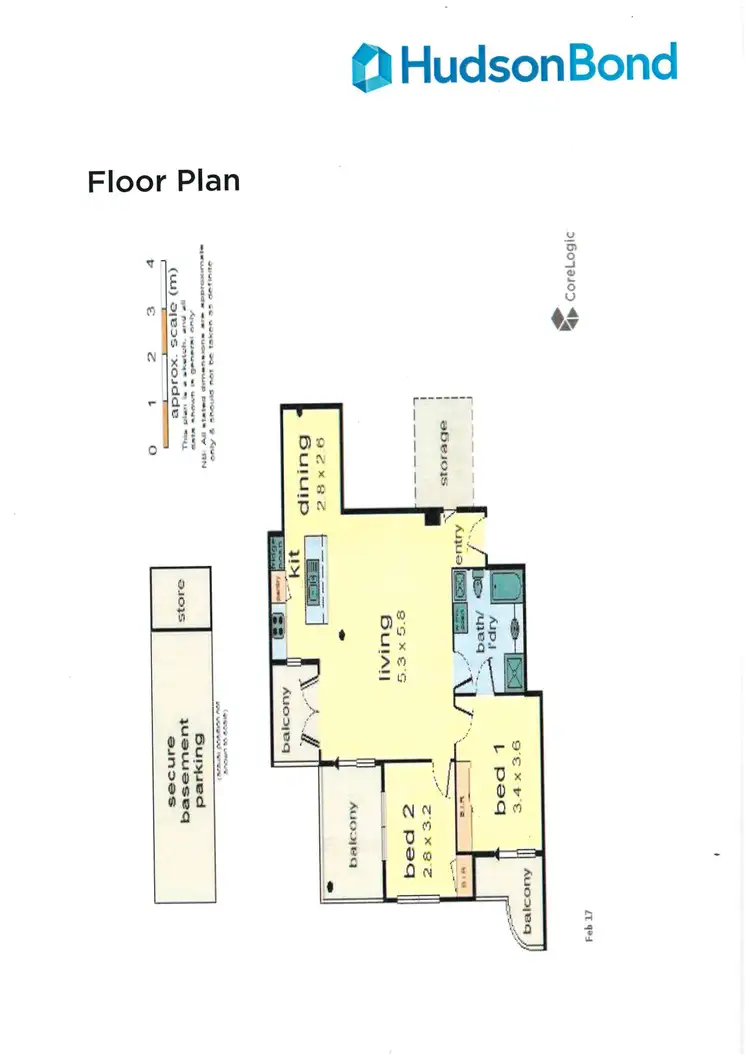 Floorplan of Homely apartment listing, 1/112 James Street, Templestowe VIC 3106