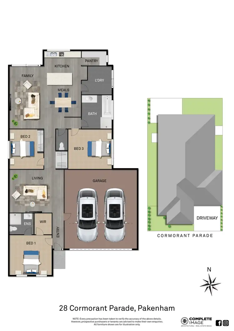 Floorplan of Homely house listing, 28 Cormorant Parade, Pakenham VIC 3810