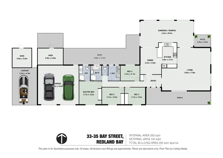 Floorplan of Homely house listing, 33-35 Bay Street, Redland Bay QLD 4165