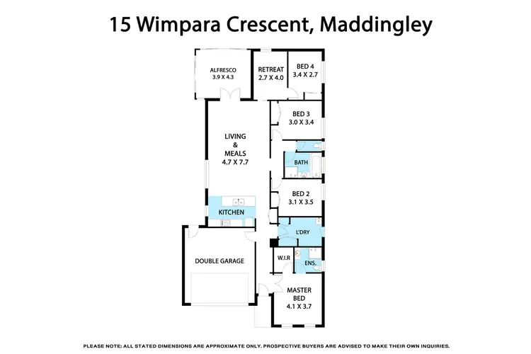 Floorplan of Homely house listing, 15 Wimpara Crescent, Maddingley VIC 3340