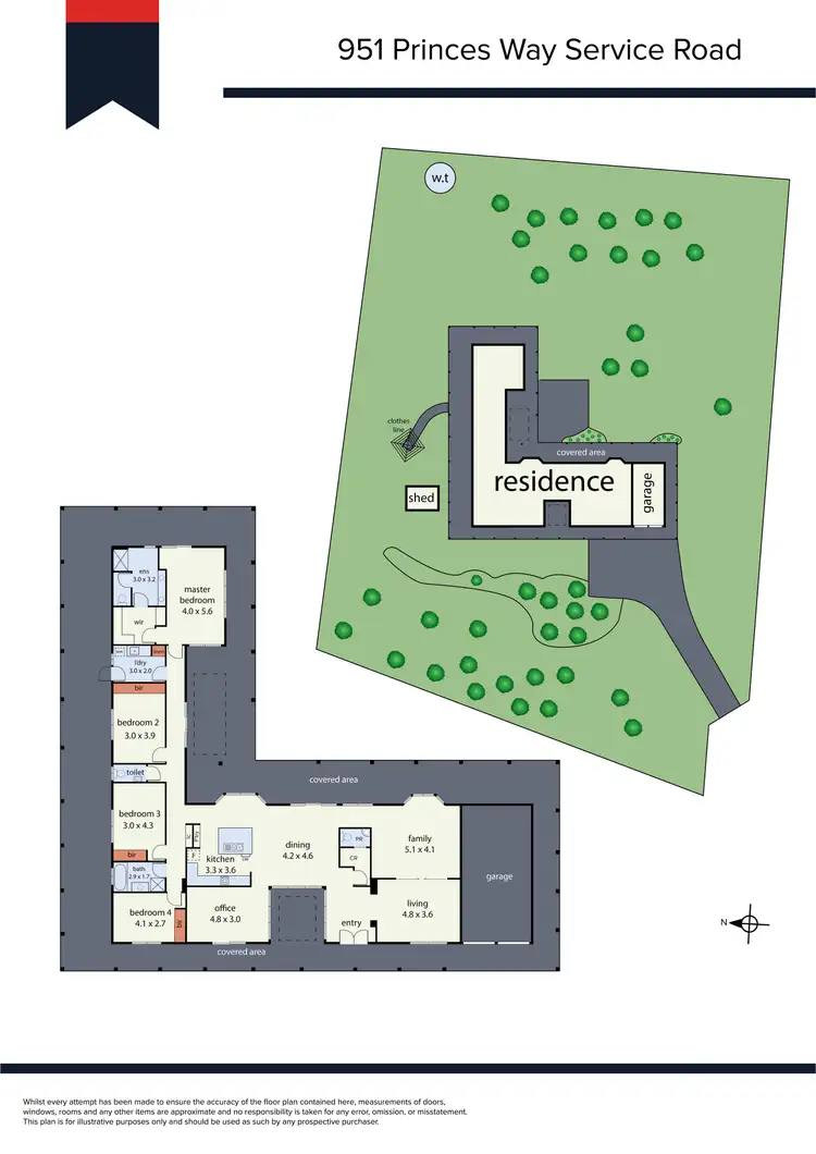 Floorplan of Homely house listing, 951 Princes Way, Drouin VIC 3818