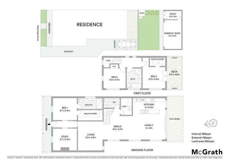 Floorplan of Homely house listing, 13 Nightingale Street, Newington VIC 3350