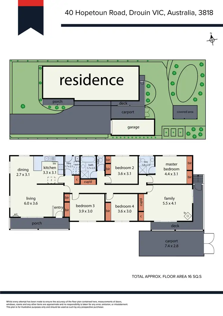 Floorplan of Homely house listing, 40 Hopetoun Road, Drouin VIC 3818