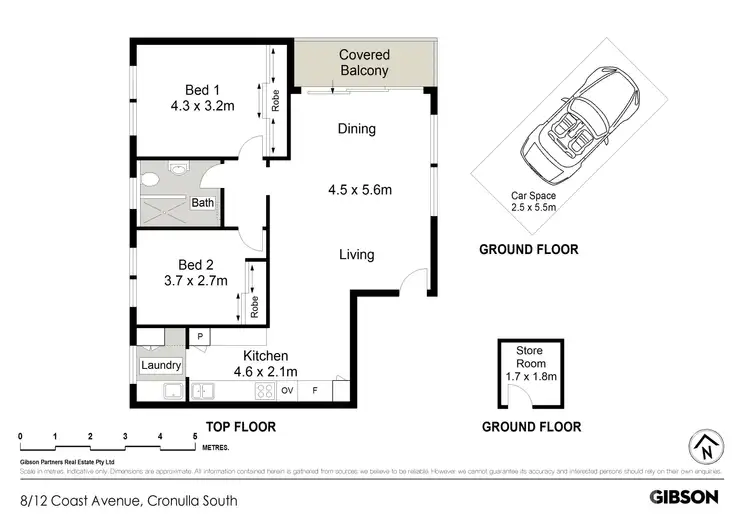 Floorplan of Homely apartment listing, 8/12 Coast Avenue, Cronulla NSW 2230