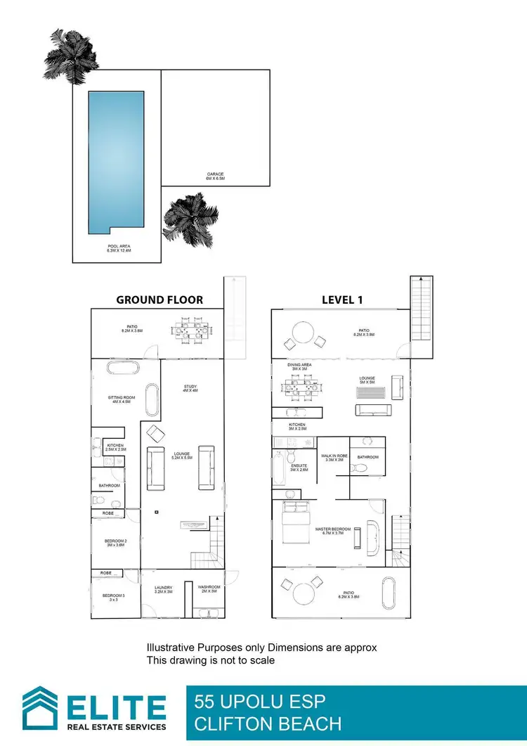 Floorplan of Homely house listing, 55 Upolu Esplanade, Clifton Beach QLD 4879
