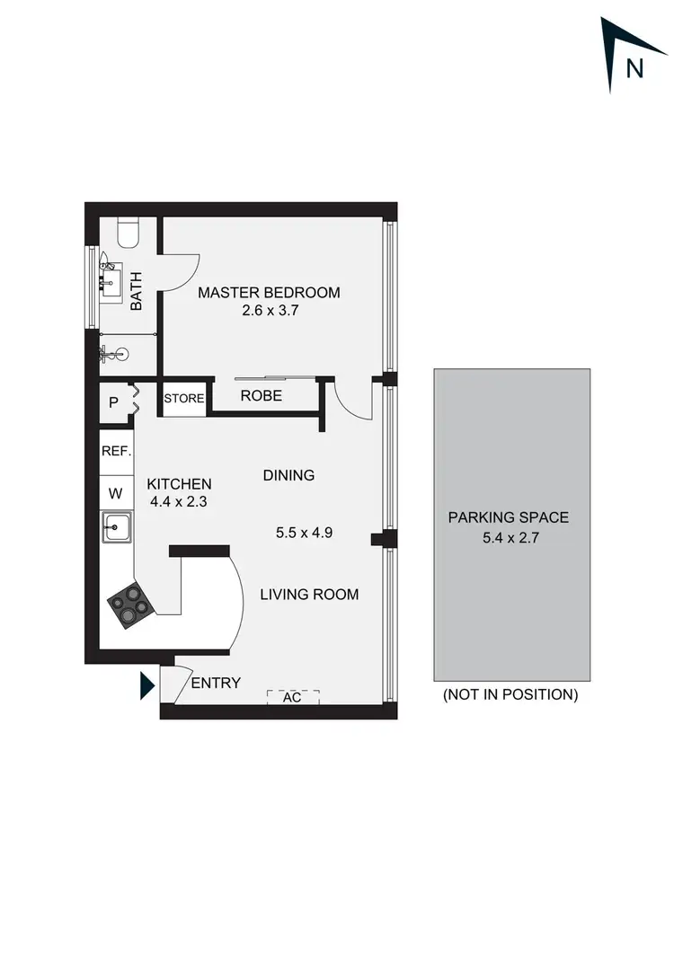 Floorplan of Homely apartment listing, 16/72 Patterson Street, Middle Park VIC 3206