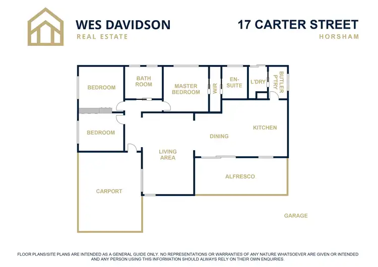Floorplan of Homely house listing, 17 Carter Street, Horsham VIC 3400