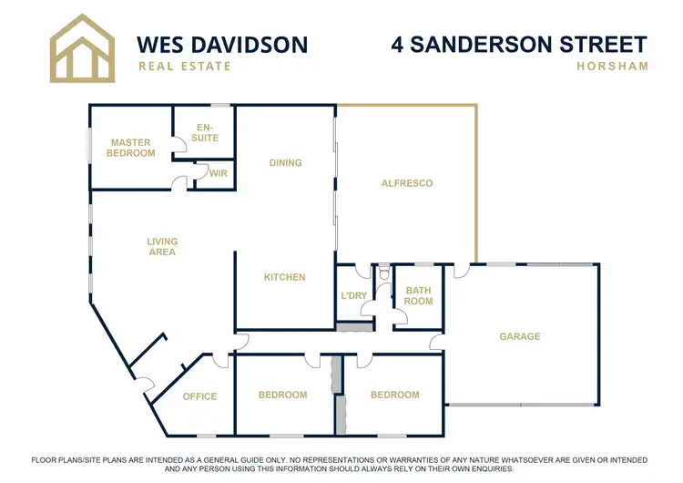 Floorplan of Homely house listing, 4 Sanderson Street, Horsham VIC 3400