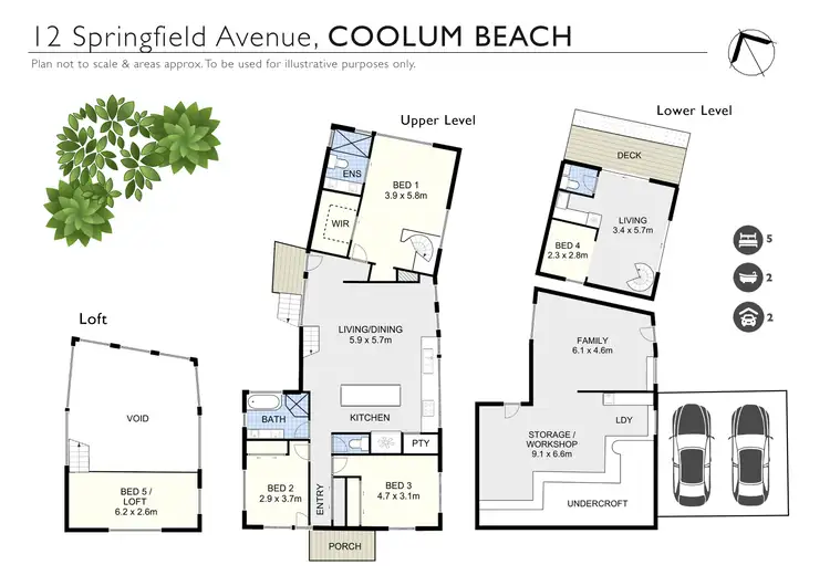 Floorplan of Homely house listing, 12 Springfield Avenue, Coolum Beach QLD 4573