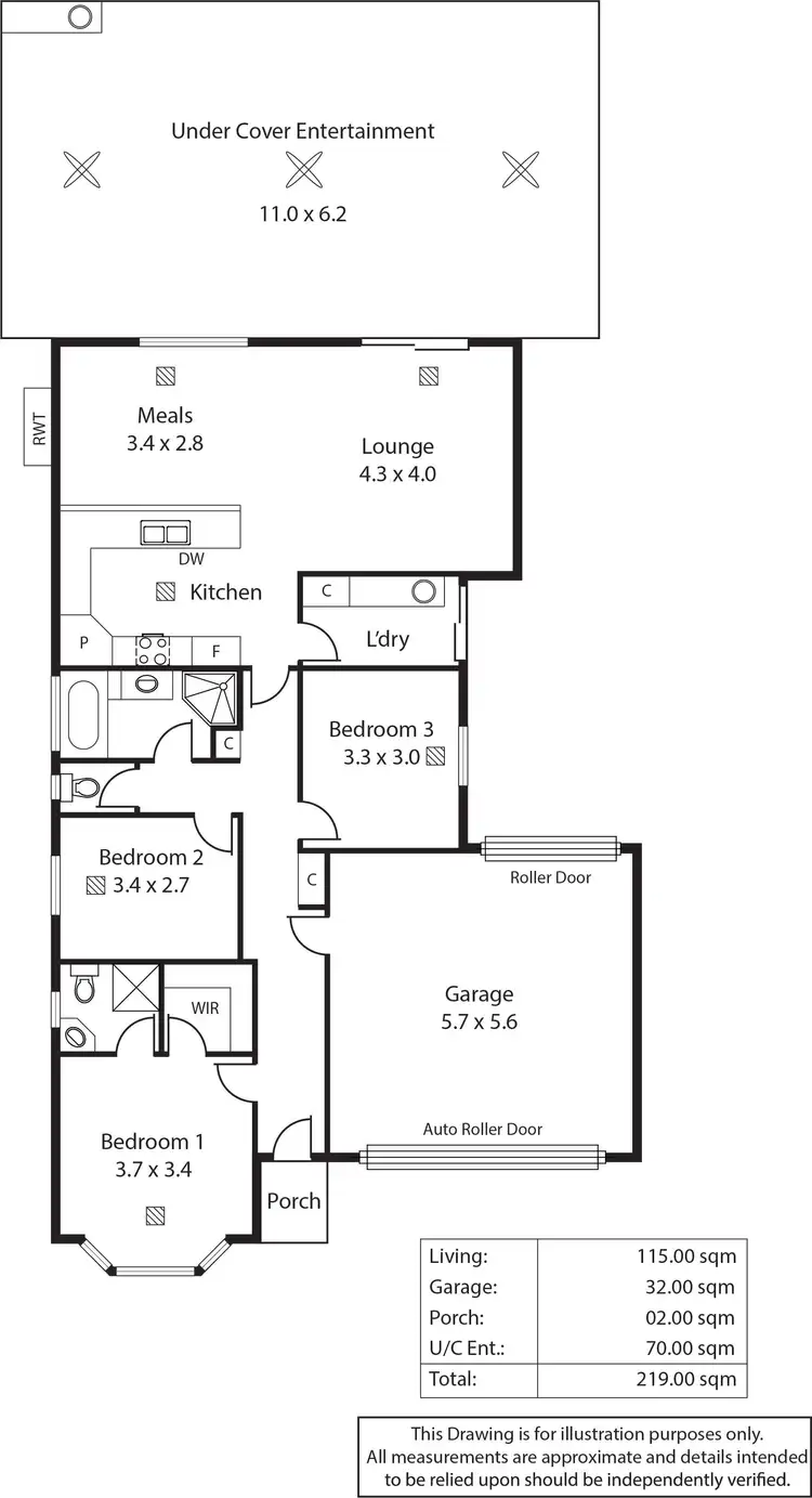 Floorplan of Homely house listing, 5 Kangaroo Thorn Road, Trott Park SA 5158