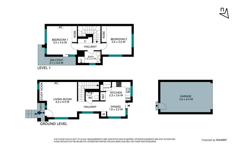 Floorplan of Homely townhouse listing, 125 Highpark Drive, Wollert VIC 3750