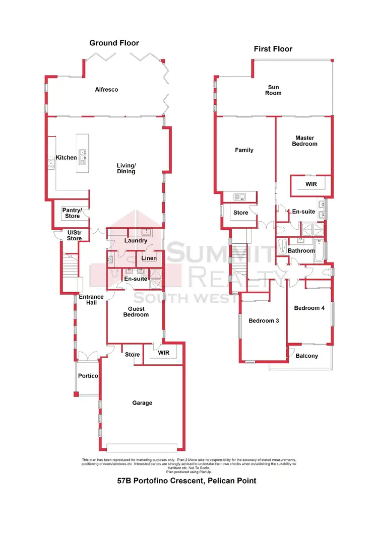 Floorplan of Homely house listing, 57B Portofino Crescent, Pelican Point WA 6230
