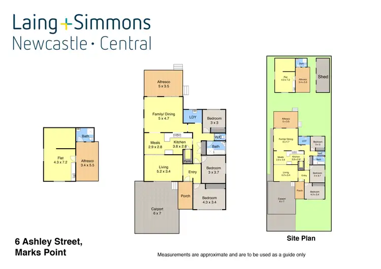 Floorplan of Homely house listing, 6 Ashley Street, Marks Point NSW 2280