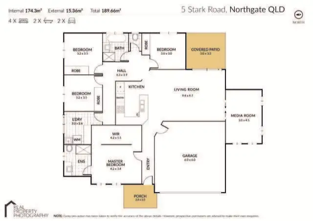Floorplan of Homely house listing, 5 Stark Road, Northgate QLD 4013