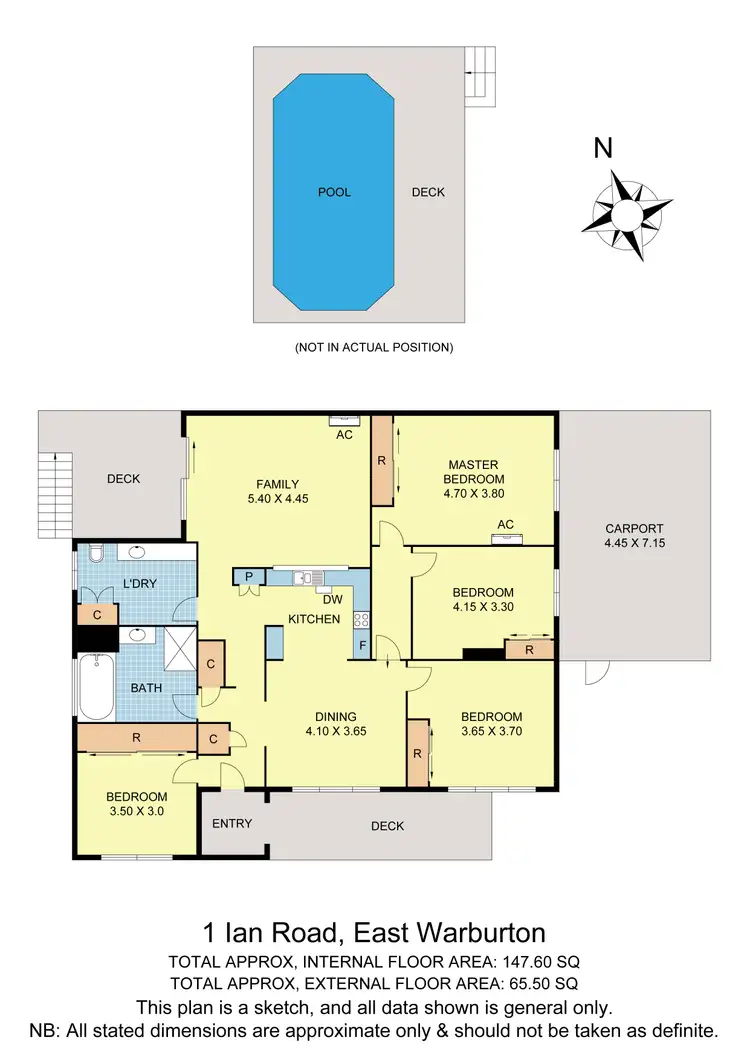 Floorplan of Homely house listing, 1 Ian Road, East Warburton VIC 3799