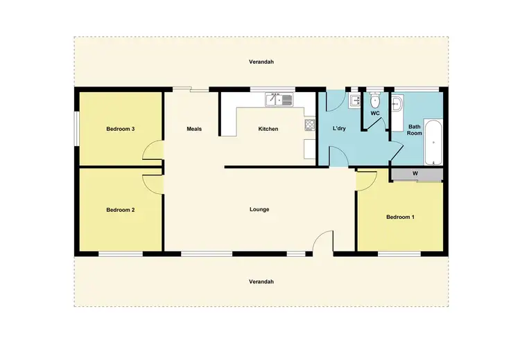 Floorplan of Homely house listing, 23 Blind Creek Road, Elmhurst VIC 3469