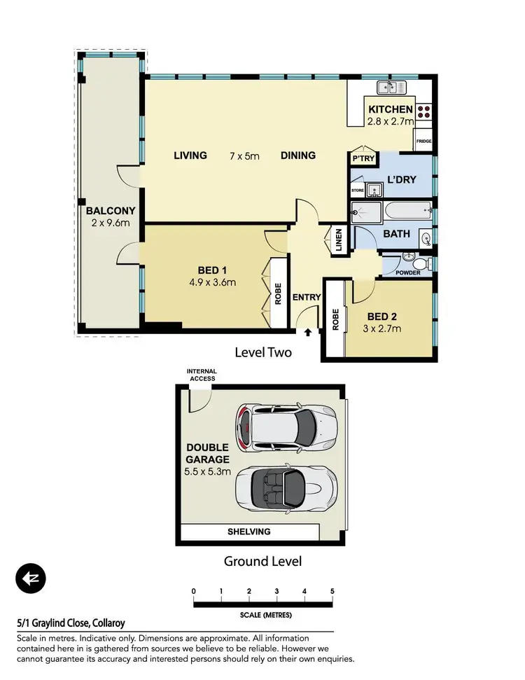 Floorplan of Homely apartment listing, 5/1 Graylind Close, Collaroy NSW 2097