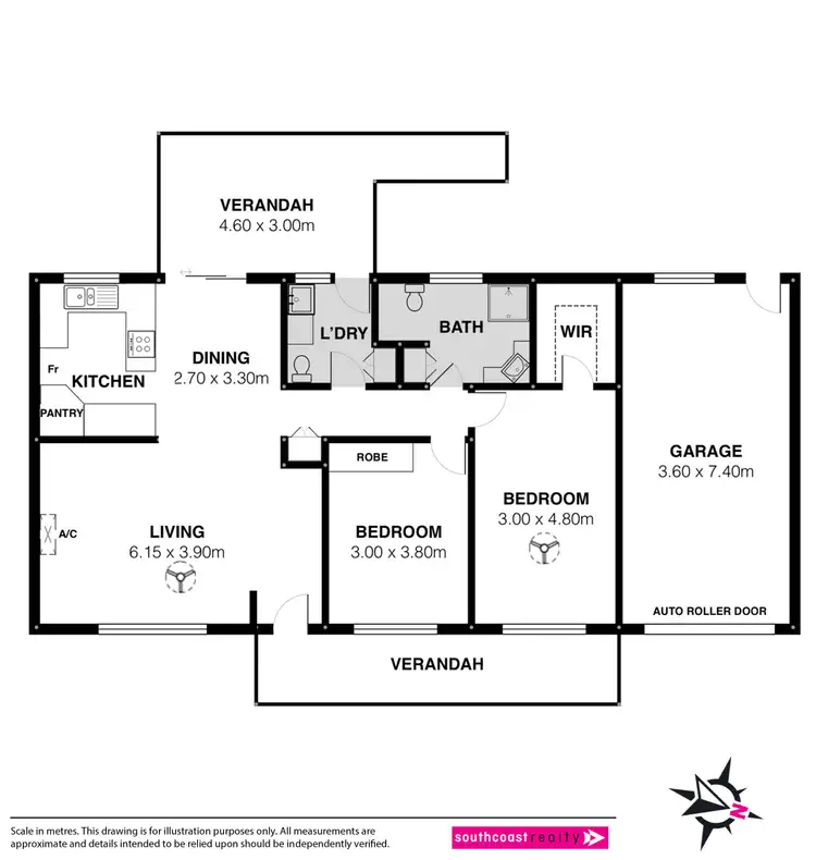 Floorplan of Homely house listing, 254 Rosetta Village, Encounter Bay SA 5211