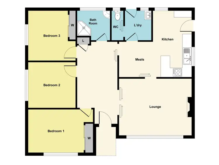 Floorplan of Homely house listing, 65 Churchill Avenue, Ararat VIC 3377
