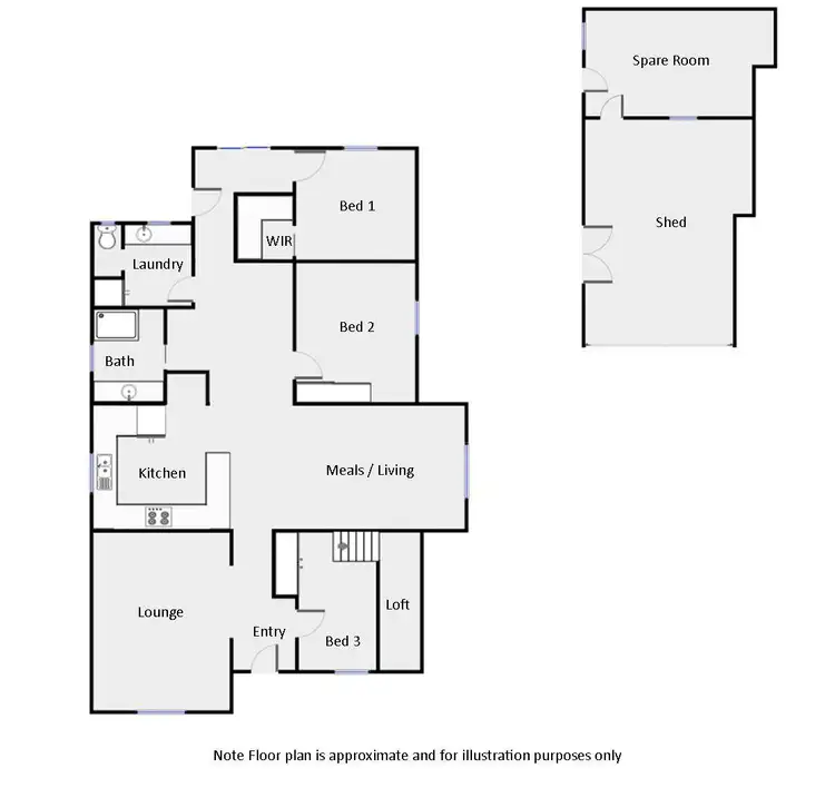 Floorplan of Homely house listing, 971 Karadoc Avenue, Irymple VIC 3498