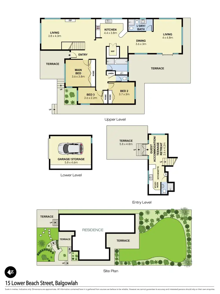 Floorplan of Homely house listing, 15 Lower Beach Street, Balgowlah NSW 2093
