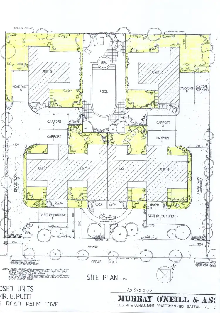Floorplan of Homely townhouse listing, 1/76-78 Cedar Road, Palm Cove QLD 4879