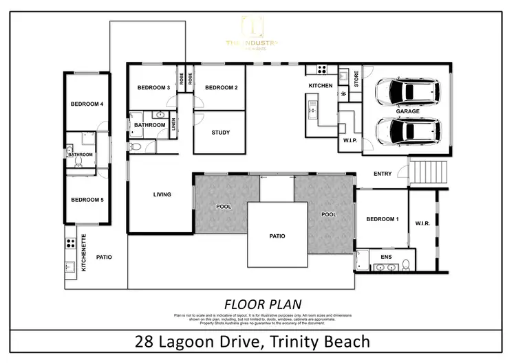Floorplan of Homely house listing, 28 Lagoon Drive, Trinity Beach QLD 4879