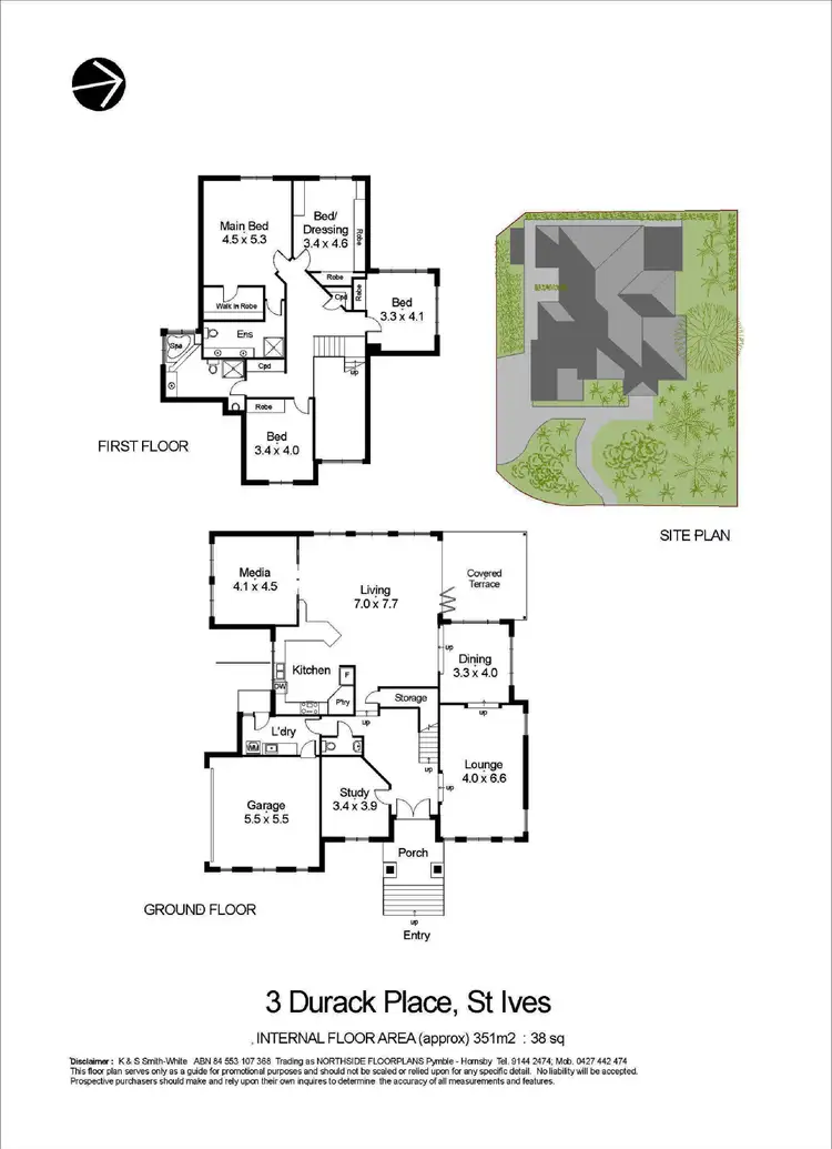 Floorplan of Homely house listing, 3 Durack Place, St Ives NSW 2075