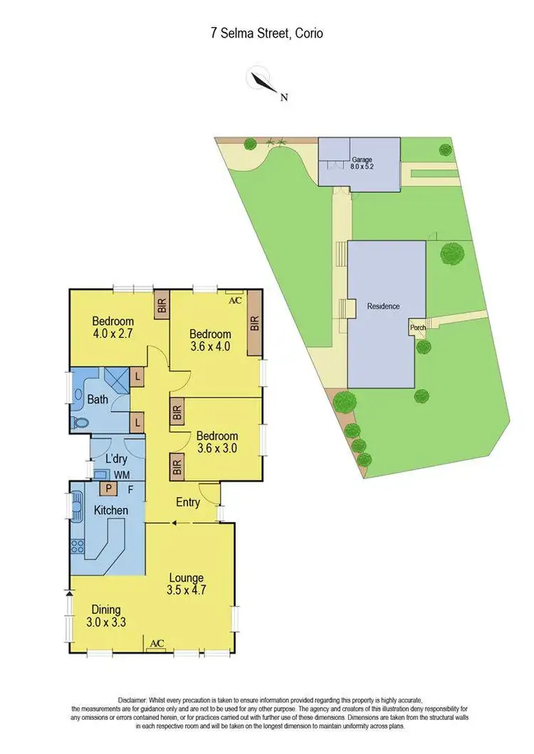 Floorplan of Homely house listing, 7 Selma Street, Corio VIC 3214