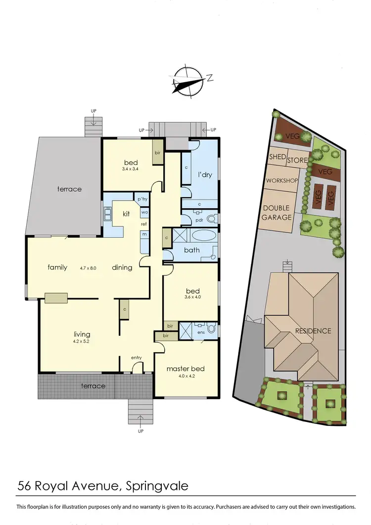Floorplan of Homely house listing, 56 Royal Avenue, Springvale VIC 3171