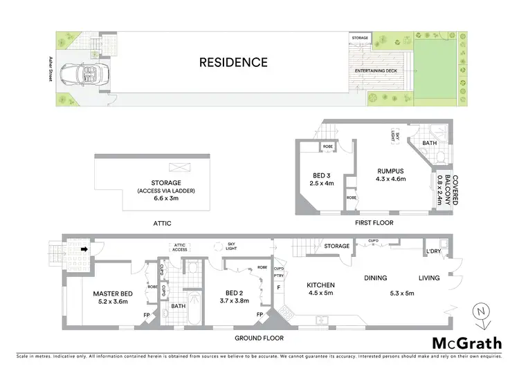 Floorplan of Homely house listing, 6 Asher Street, Coogee NSW 2034
