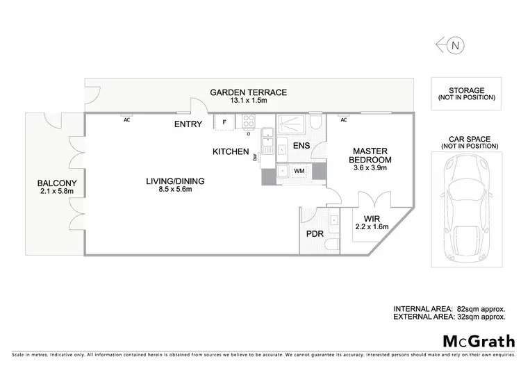 Floorplan of Homely apartment listing, 1/11 Goodson Street, Doncaster VIC 3108