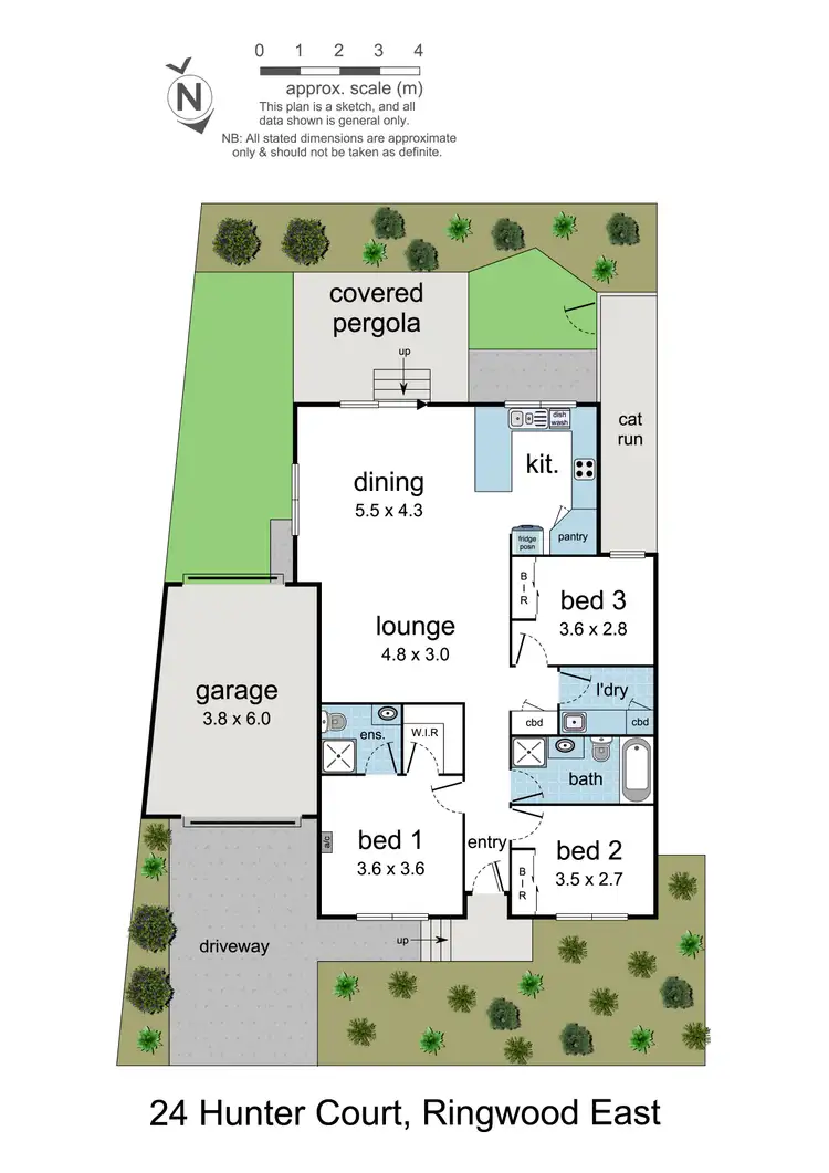 Floorplan of Homely house listing, 24 Hunter Court, Ringwood East VIC 3135