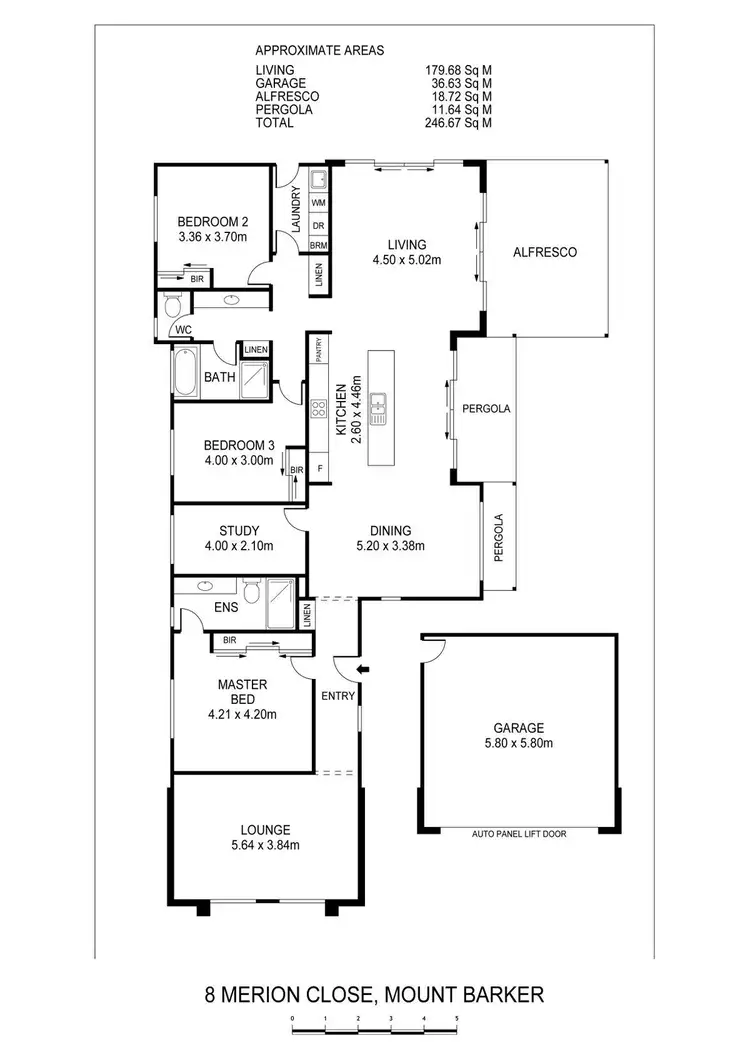 Floorplan of Homely house listing, 8 Merion Close, Mount Barker SA 5251