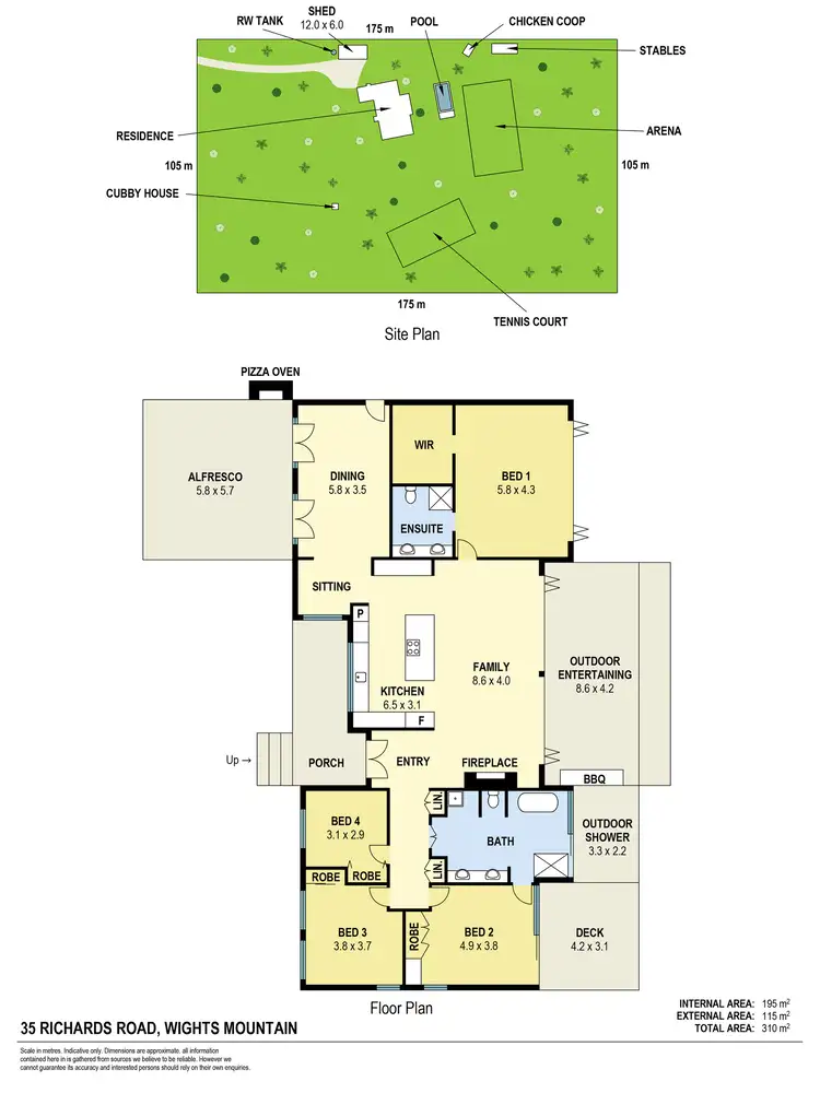 Floorplan of Homely house listing, 35 Richards Road, Wights Mountain QLD 4520