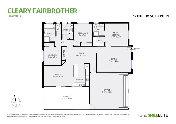 Floorplan of Homely house listing, 17 Rothery Street, Eglinton NSW 2795