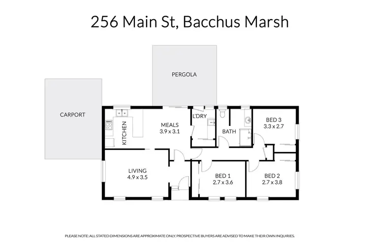 Floorplan of Homely house listing, 256 Main Street, Bacchus Marsh VIC 3340