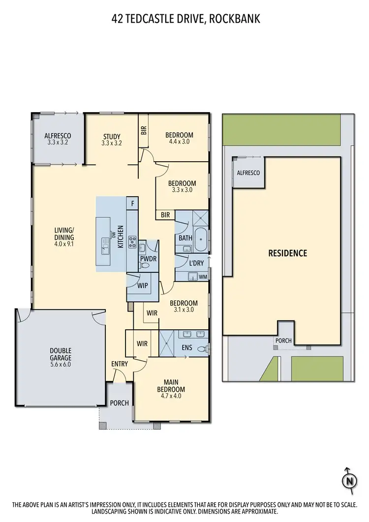 Floorplan of Homely house listing, 42 Tedcastle Drive, Aintree VIC 3336