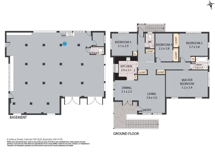 Floorplan of Homely house listing, 9 Joshua Street, Cannon Hill QLD 4170