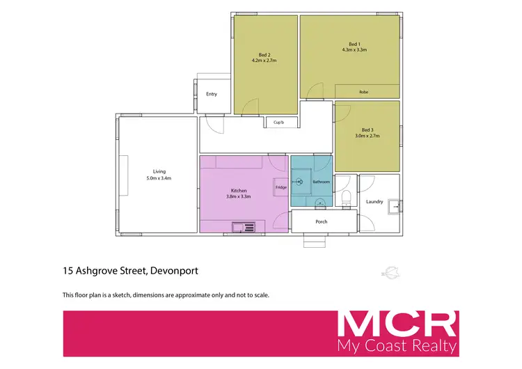 Floorplan of Homely house listing, 15 Ashgrove Street, Devonport TAS 7310