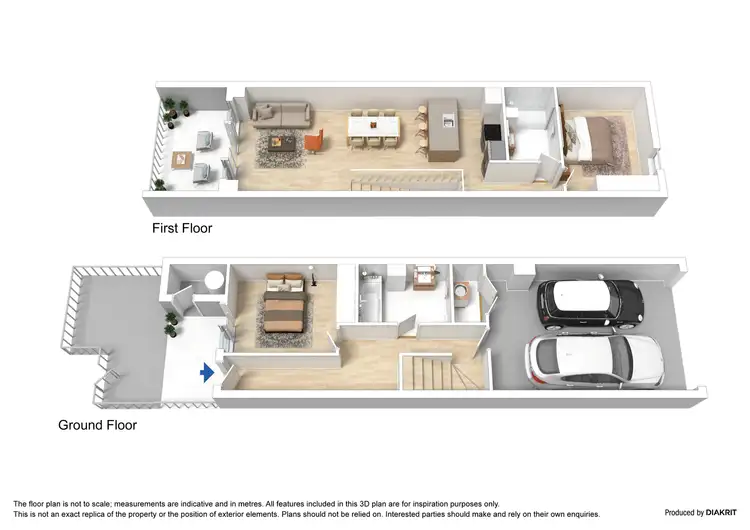 Floorplan of Homely townhouse listing, 40 Flagship Way, Point Cook VIC 3030