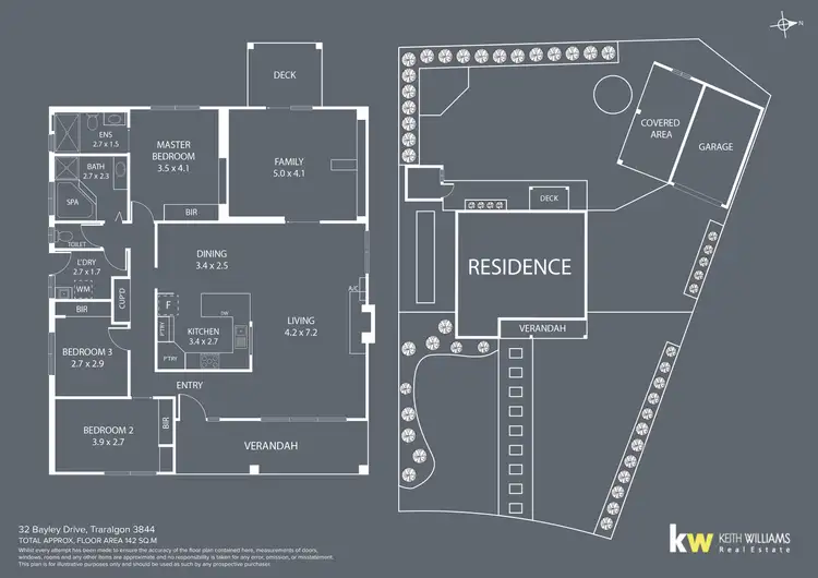 Floorplan of Homely house listing, 32 Bayley Drive, Traralgon VIC 3844